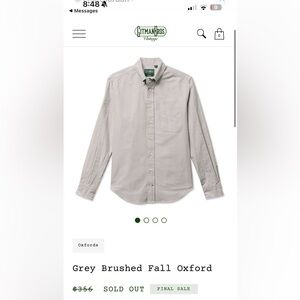 Gitman Vintage Button up Shirt